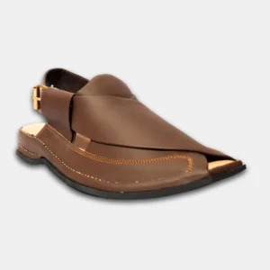 Peshawari Chappal Dark Brown