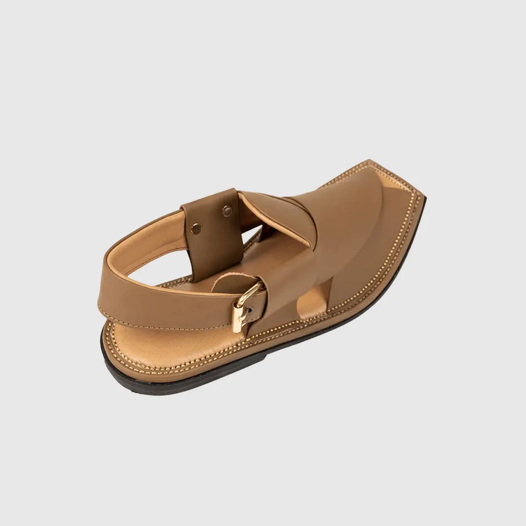 Beige Peshawari Chappal