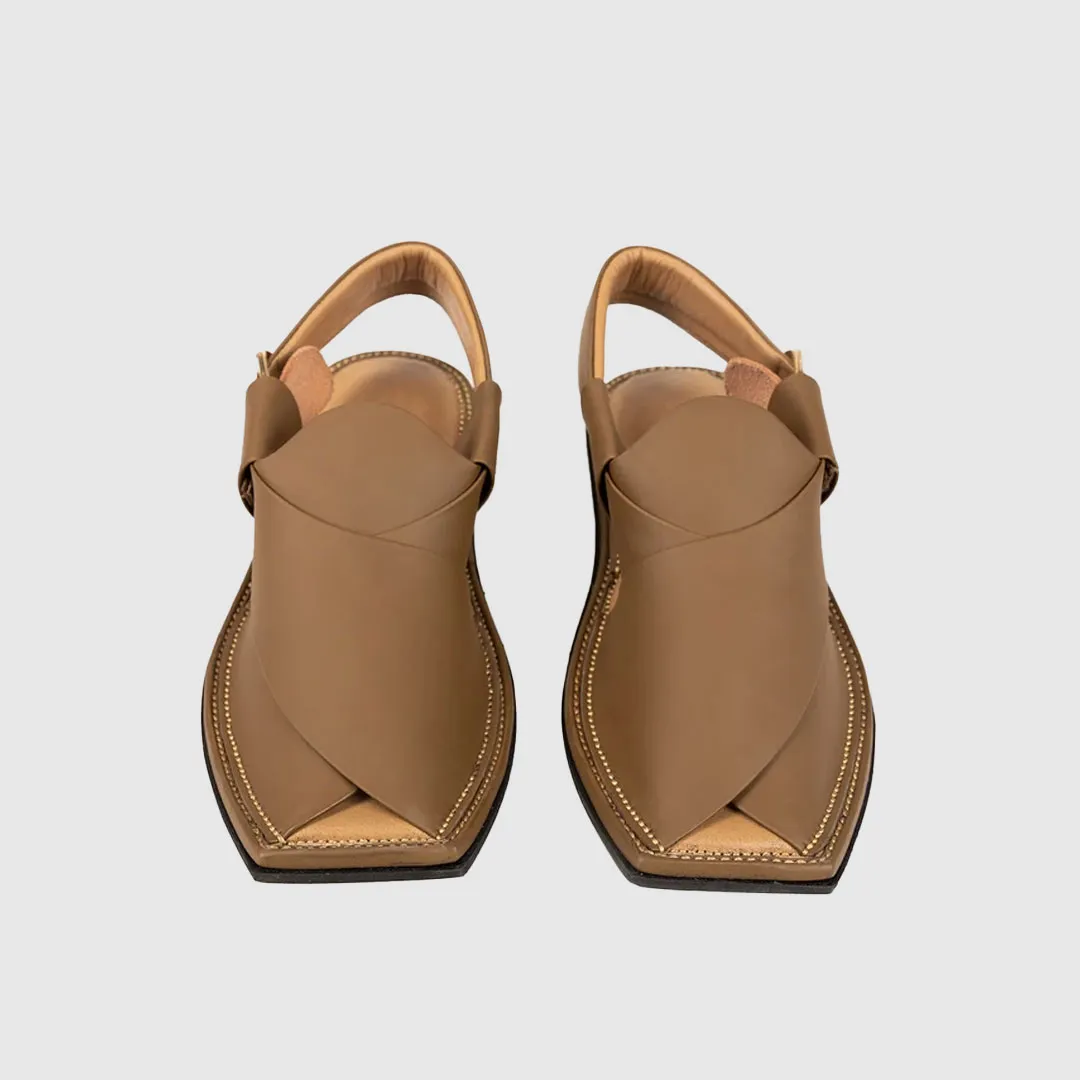 Beige Peshawari Chappals