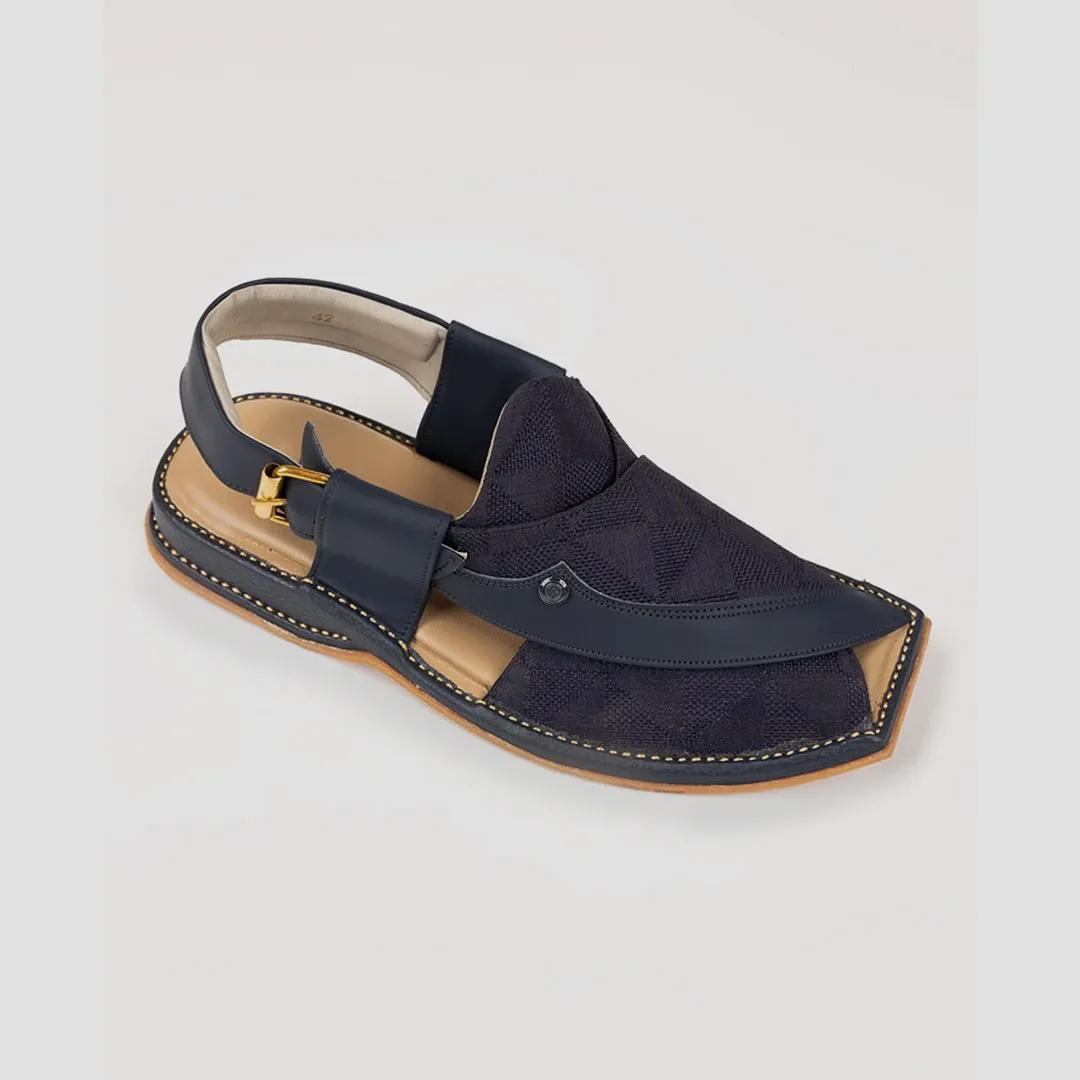 Best blue colour peshawari chappal
