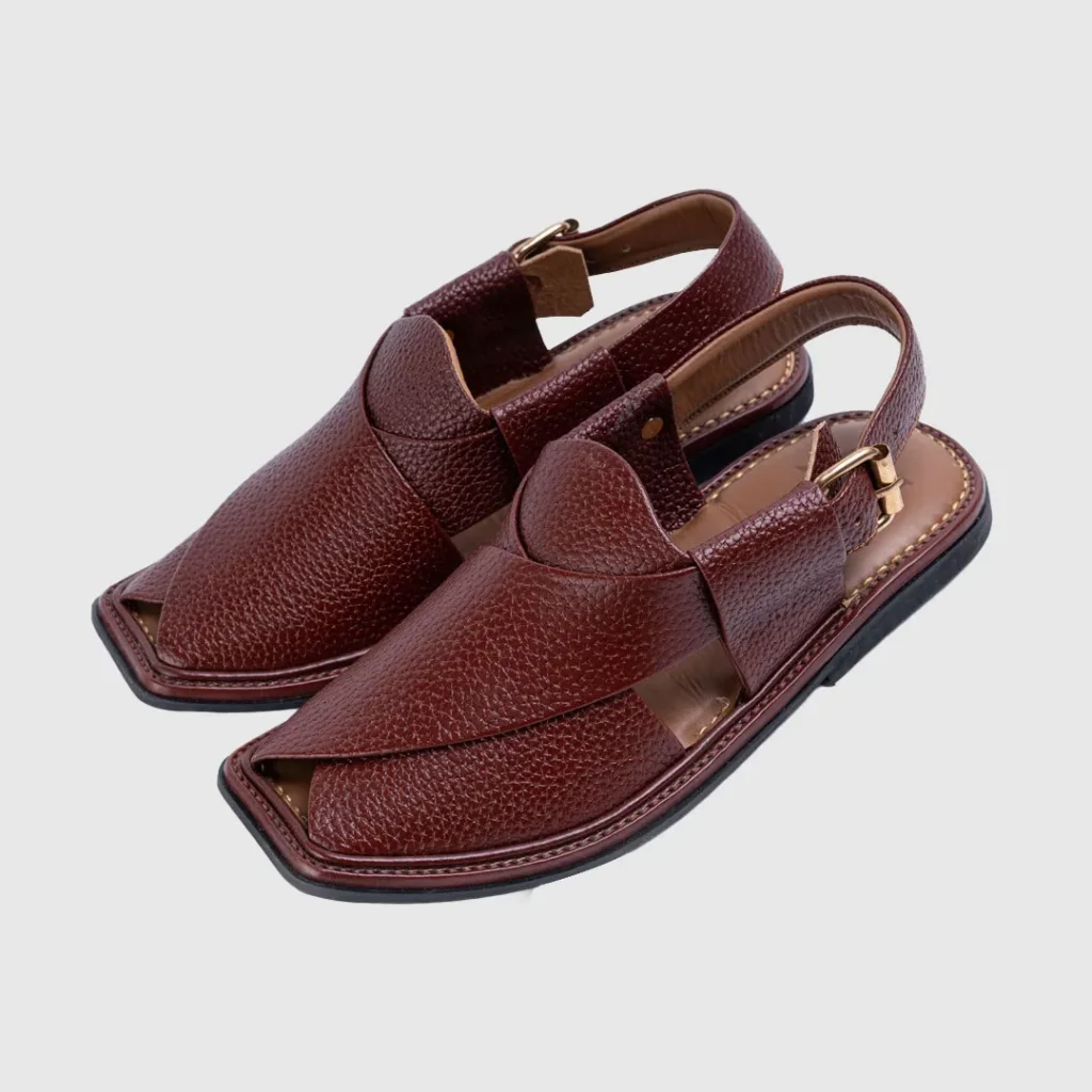Classic Peshawari Chappals Burgundy