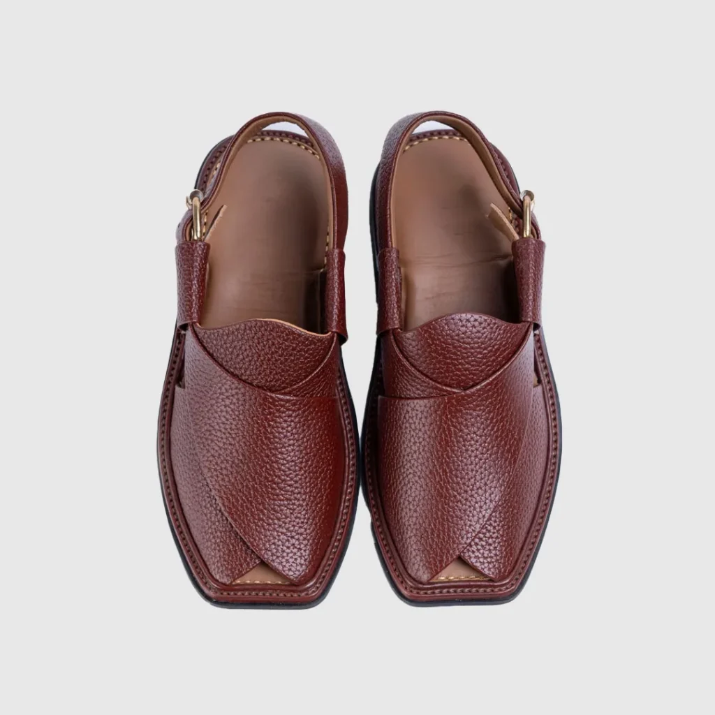 Classic Peshawari Chappal Burgundy