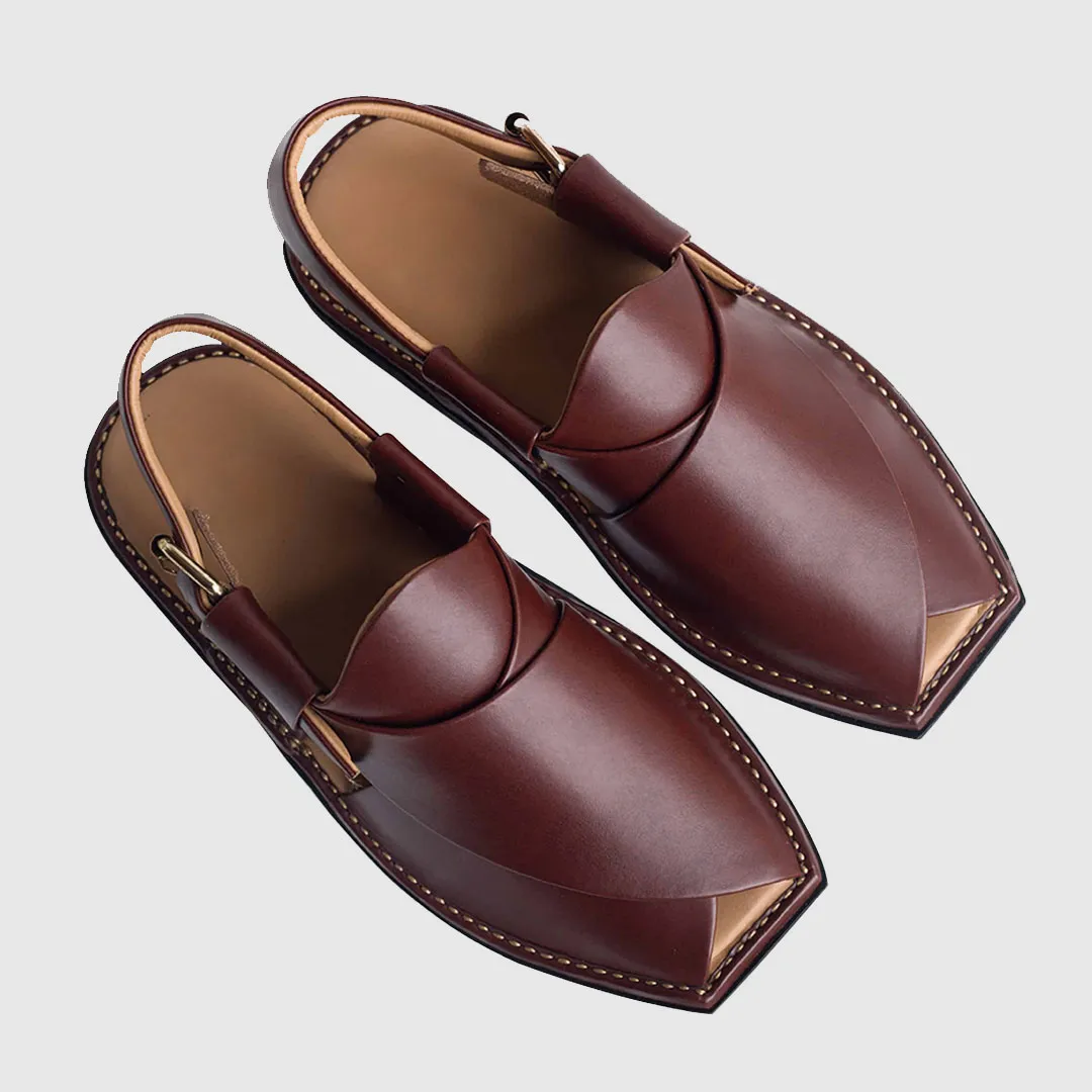 Premium Peshawari Chappal Burgundy Colours