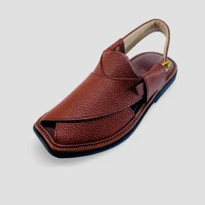 Smart Zalmi Mustard Dotted Peshawari Chappal