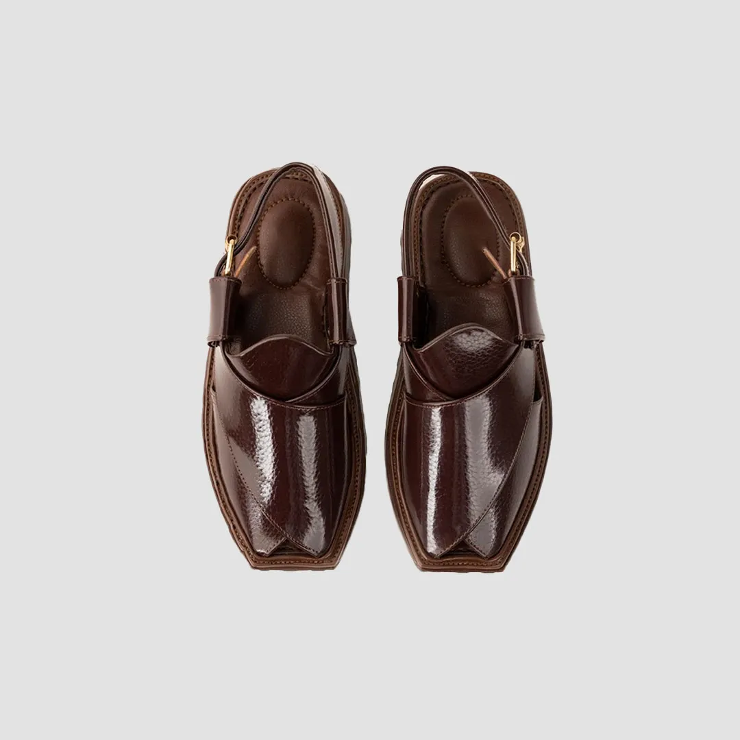 Maroon peshawari Chappal