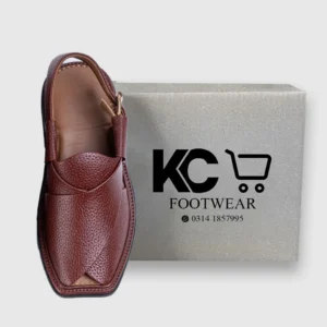 PW Classic Peshawari Chappals Burgundy